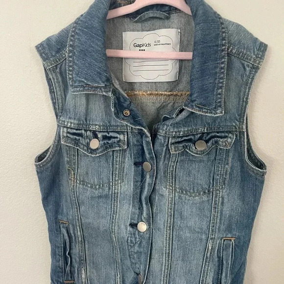 Gap Kids Blue Denim Jean Jacket size XL (12) - Picture 2 of 5